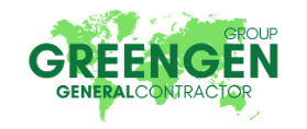logo nuovo di GREENGEN GROUP SRL, azienda di Castellana Grotte operante nell'efficientamento energetico, sfondo trasparente